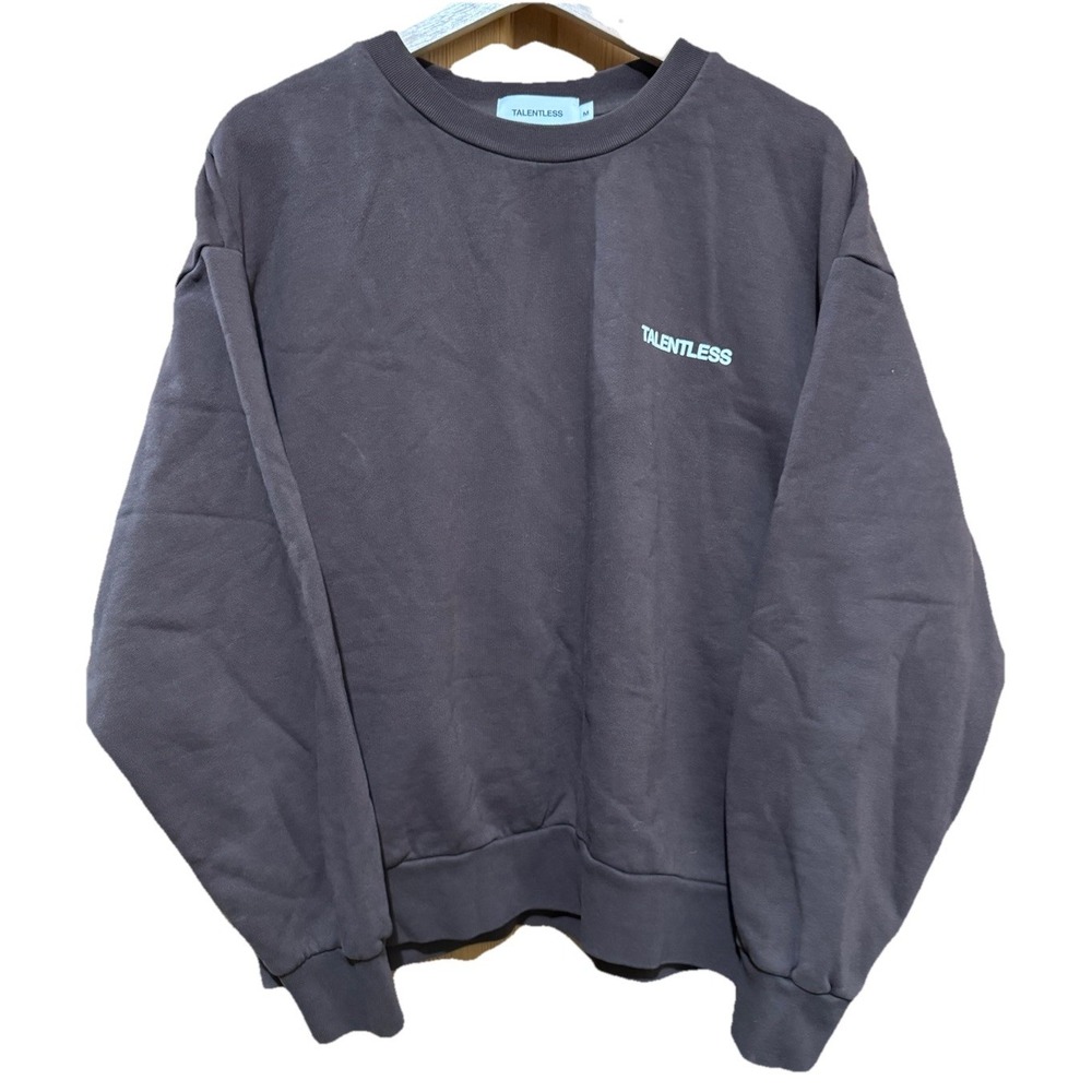 Talentless Sweatsuit Women's Brown Crew w Pull On‎ Wide Leg Heavyweight Medium